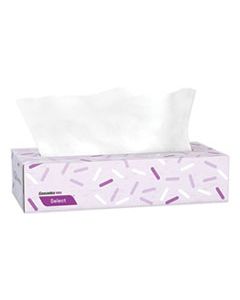 CSDF950 SELECT FLAT BOX FACIAL TISSUE, 2-PLY, WHITE, 100 SHEETS/BOX, 30 BOXES/CARTON