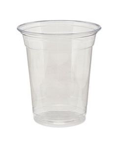 DXECPET12DX CLEAR PLASTIC PETE CUPS, 12 OZ, 25/SLEEVE, 20 SLEEVES/CARTON