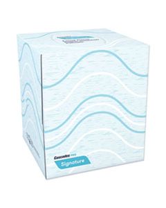 CSDF710 SIGNATURE FACIAL TISSUE, 2-PLY, WHITE, CUBE, 90 SHEETS/BOX, 36 BOXES/CARTON