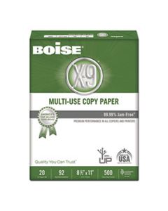 CASOX9001JR X-9 MULTI-USE COPY PAPER, 92 BRIGHT, 20LB, 8.5 X 11, WHITE, 500 SHEETS/REAM, 5 REAMS/CARTON