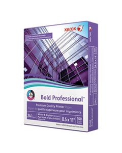 XER3R13038 BOLD PROFESSIONAL QUALITY PAPER, 98 BRIGHT, 24LB, 8.5 X 11, WHITE, 500/REAM