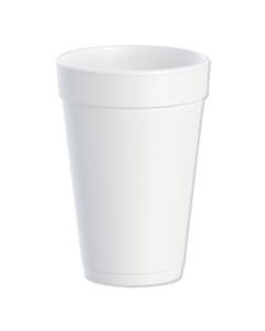 DCC16J16 FOAM DRINK CUPS, 16 OZ, WHITE, 25/BAG, 40 BAGS/CARTON