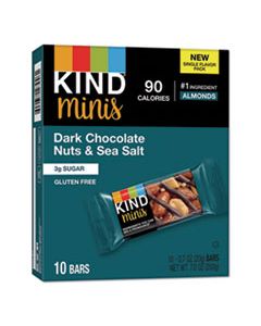KND27959 MINIS, DARK CHOCOLATE NUTS/SEA SALT, 0.7 OZ, 10/PACK