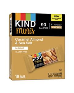 KND27960 MINIS, CARAMEL ALMOND NUTS/SEA SALT, 0.7 OZ, 10/PACK