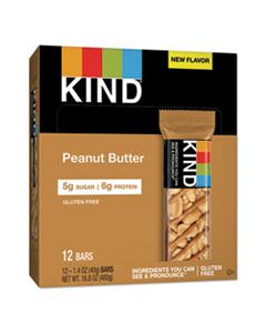 KND27742 NUTS AND SPICES BAR, PEANUT BUTTER, 1.4 OZ, 12/PACK