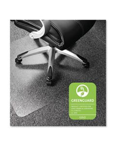 FLR1115020023ER CLEARTEX ULTIMAT XXL POLYCARB SQUARE OFFICE MAT FOR CARPETS, 59 X 79, CLEAR