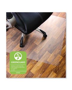 FLRER1213419ER CLEARTEX ULTIMAT POLYCARBONATE CHAIR MAT FOR HARD FLOORS, 48 X 53, CLEAR