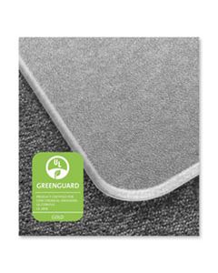 FLRECM121525ER CLEARTEX MEGAMAT HEAVY-DUTY POLYCARBONATE MAT FOR HARD FLOOR/ALL CARPET, 46 X 60, CLEAR