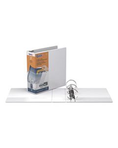 STW88050 QUICKFIT ROUND-RING VIEW BINDER, 3 RINGS, 3" CAPACITY, 11 X 8.5, WHITE
