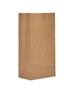 BAGGH8 GROCERY PAPER BAGS, 50 LBS CAPACITY, #8, 6.13"W X 4.17"D X 12.44"H, KRAFT, 1,000 BAGS