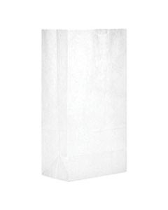 BAGGW5500 GROCERY PAPER BAGS, 35 LBS CAPACITY, #5, 5.25"W X 3.44"D X 10.94"H, WHITE, 500 BAGS