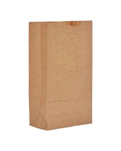 BAGGK10500 GROCERY PAPER BAGS, 35 LBS CAPACITY, #10, 6.31"W X 4.19"D X 13.38"H, KRAFT, 500 BAGS