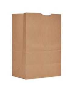 BAGSK1652 GROCERY PAPER BAGS, 52 LBS CAPACITY, 1/6 BBL, 12"W X 7"D X 17"H, KRAFT, 500 BAGS