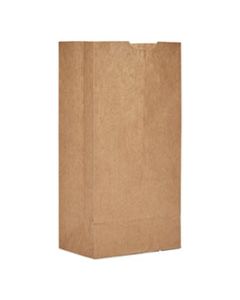 BAGGX4500 GROCERY PAPER BAGS, 50 LBS CAPACITY, #4, 5"W X 3.13"D X 9.75"H, KRAFT, 500 BAGS