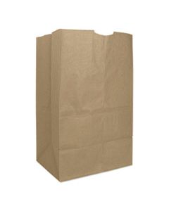 BAGGK20S GROCERY PAPER BAGS, 40 LBS CAPACITY, #20 SQUAT, 8.25"W X 5.94"D X 13.38"H, KRAFT, 1,000 BAGS