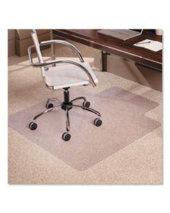 ESR128173 MULTI-TASK SERIES ANCHORBAR CHAIR MAT FOR CARPET UP TO 0.38", 45 X 53, CLEAR