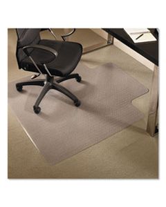 ESR122073 EVERLIFE CHAIR MATS FOR MEDIUM PILE CARPET WITH LIP, 36 X 48, CLEAR