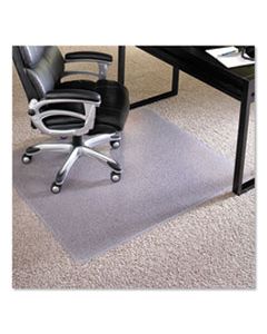 ESR124377 PERFORMANCE SERIES ANCHORBAR CHAIR MAT FOR CARPET UP TO 1", 46 X 60, CLEAR