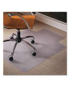 ESR141032 NATURAL ORIGINS CHAIR MAT WITH LIP FOR CARPET, 36 X 48, CLEAR