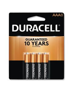 DURMN2400B8ZCT COPPERTOP ALKALINE AAA BATTERIES, 8/PACK, 40 PACK/CARTON