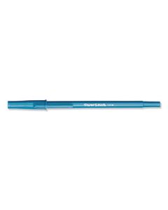 PAP3311131 WRITE BROS. STICK BALLPOINT PEN, MEDIUM 1MM, BLUE INK/BARREL, DOZEN