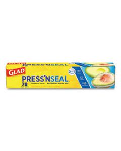 CLO70441 PRESS'N SEAL FOOD PLASTIC WRAP, 70 SQUARE FOOT ROLL, 12/CARTON