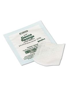 MIIPRM21419 CARING WOVEN GAUZE SPONGES, 2 X 2, STERILE, 12-PLY, 2400/CARTON