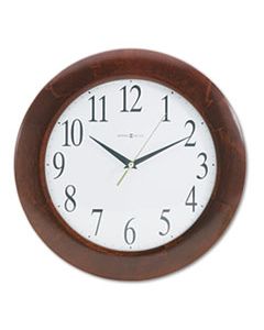 MIL625214 CORPORATE WALL CLOCK, 12.75" OVERALL DIAMETER, CHERRY CASE, 1 AA (SOLD SEPARATELY)