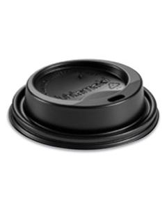 HUH89435 DOME SIPPER HOT CUP LIDS, FITS 8 OZ HOT CUPS, BLACK, 1,000/CARTON