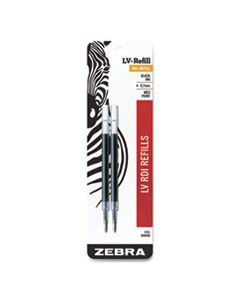 ZEB87012 JF REFILL FOR JIMNIE, SARASA, SARASA, ECOSARASA, ORBITZ, Z-GRIP, Z-GRIP AND GR8 GEL ROLLER BALL PENS, MEDIUM, BLACK, 2/PACK