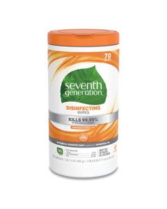SEV22813CT BOTANICAL DISINFECTING WIPES, 7 X 8, 70 COUNT, 6/CARTON