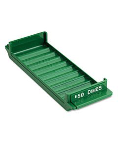 MMF212081002 PORTA-COUNT SYSTEM ROLLED COIN PLASTIC STORAGE TRAY, GREEN