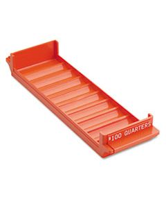 MMF212082516 PORTA-COUNT SYSTEM ROLLED COIN PLASTIC STORAGE TRAY, ORANGE