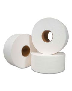 MORVT110 MORSOFT MILLENNIUM JUMBO BATH TISSUE, SEPTIC SAFE, 2-PLY, WHITE, 750 FT, 12 ROLLS/CARTON