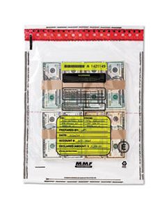 MMF2362005N20 4 BUNDLE CAPACITY TAMPER-EVIDENT CASH BAGS, 15 X 20, CLEAR, 250 BAGS/BOX