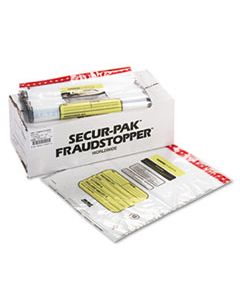 MMF2362007N20 12 BUNDLE CAPACITY TAMPER-EVIDENT CASH BAGS, 20 X 24, CLEAR, 250 BAGS/BOX