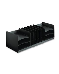 ADJUSTABLE ORGANIZER, 11 SECTIONS, STEEL, 30 X 11 X 8 1/8, BLACK