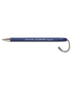MMF28708 REPLACEMENT BALLPOINT PEN FOR THE SECURE-A-PEN SYSTEM, 1MM, BLUE INK/BARREL