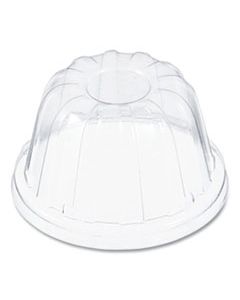 DCC12HDLC D-T SUNDAE/COLD CUP LIDS, FITS 6, 8, 12 OZ FOAM CUPS, CLEAR, 50/PACK, 20 PACKS/CARTON