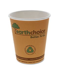 PCTDPHC8EC EARTHCHOICE HOT CUPS, 8 OZ, ORANGE, 1,000/CARTON