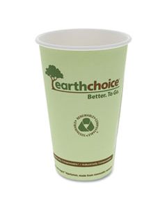 PCTDPHC16EC EARTHCHOICE HOT CUPS, 16 OZ, GREEN, 1,000/CARTON