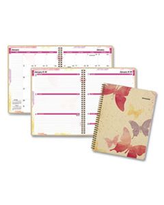 AAG791905G WATERCOLORS WEEKLY/MONTHLY PLANNER, 11 X 8.5, WATERCOLORS, , 2024-2025