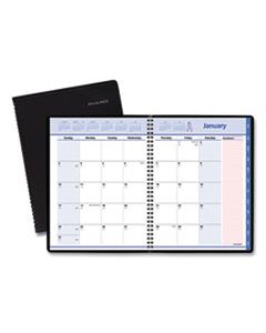 AAG76PN0605 QUICKNOTES SPECIAL EDITION MONTHLY PLANNER, 11 X 8.25, BLACK/PINK, 2024