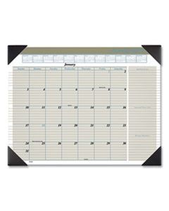 AAGHT1500 EXECUTIVE MONTHLY DESK PAD CALENDAR, 22 X 17, WHITE,2023