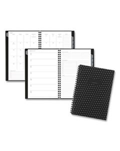 AAG75101P05 ELEVATION ACADEMIC WEEKLY/MONTHLY PLANNER, 8.5 X 5.5, BLACK, 2024-2025