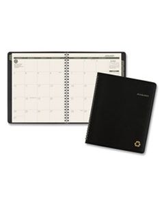 AAG70120G05 RECYCLED MONTHLY PLANNER, 8.75 X 7, BLACK,2023