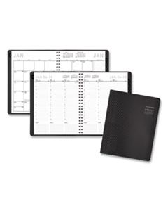 AAG70950X45 CONTEMPORARY WEEKLY/MONTHLY PLANNER, COLUMN, 11 X 8.25, GRAPHITE COVER, 2024