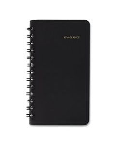 AAG7003505 WEEKLY PLANNER, 4.5 X 2.5, BLACK, 2024