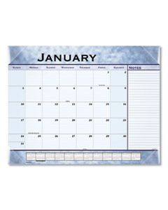 AAG89701 SLATE BLUE DESK PAD, 22 X 17, SLATE BLUE ,2023
