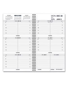 AAG7090410 WEEKLY APPOINTMENT BOOK REFILL HOURLY RULED, 6.25 X 3.25, 2024